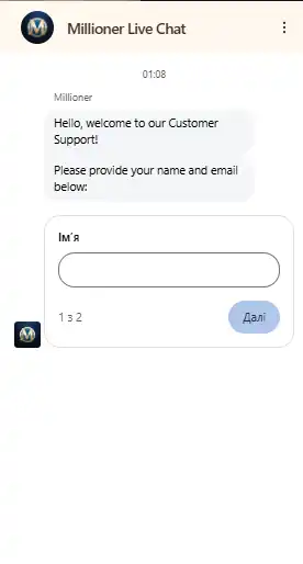 millioner casino chat